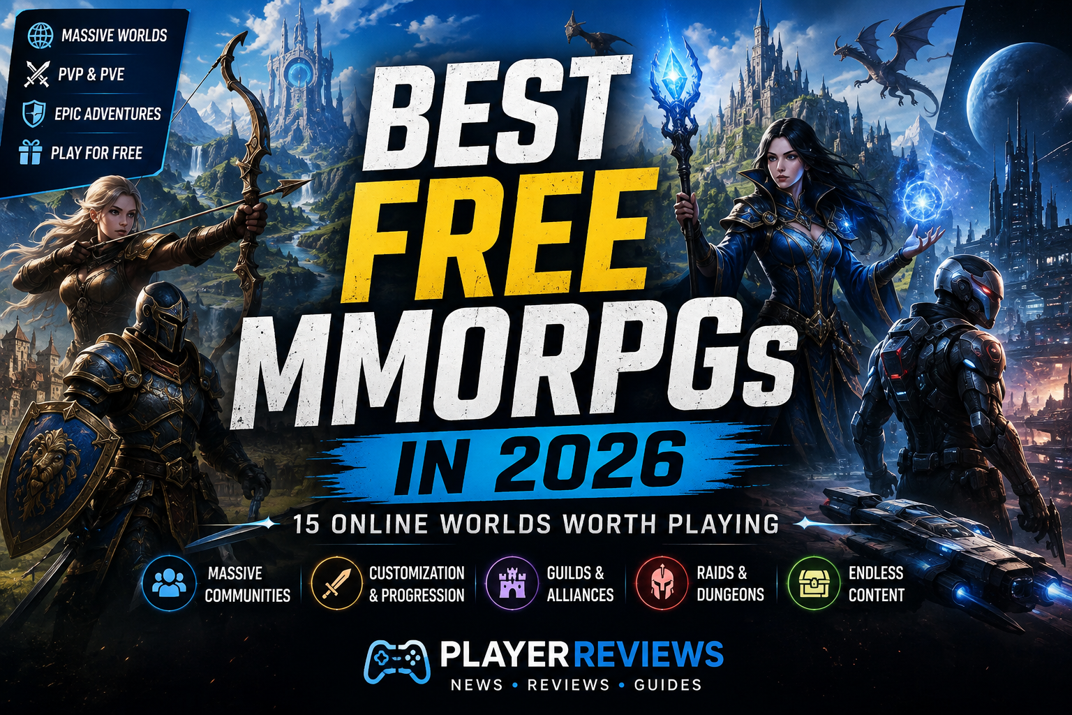 Best Free MMORPGs in 2026: 15 Online Games Worth Playing