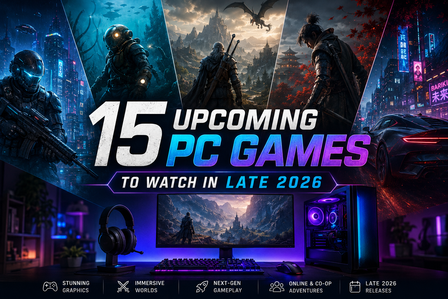 Anticipating Excitement: The Top 15 PC Games Launching in Late 2026
