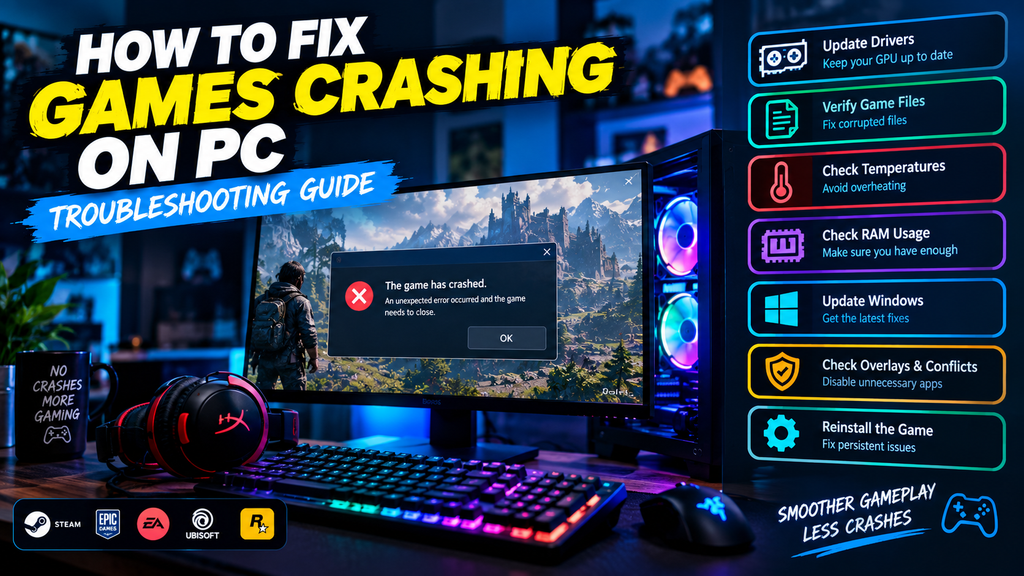 Troubleshooting game crashes on PC